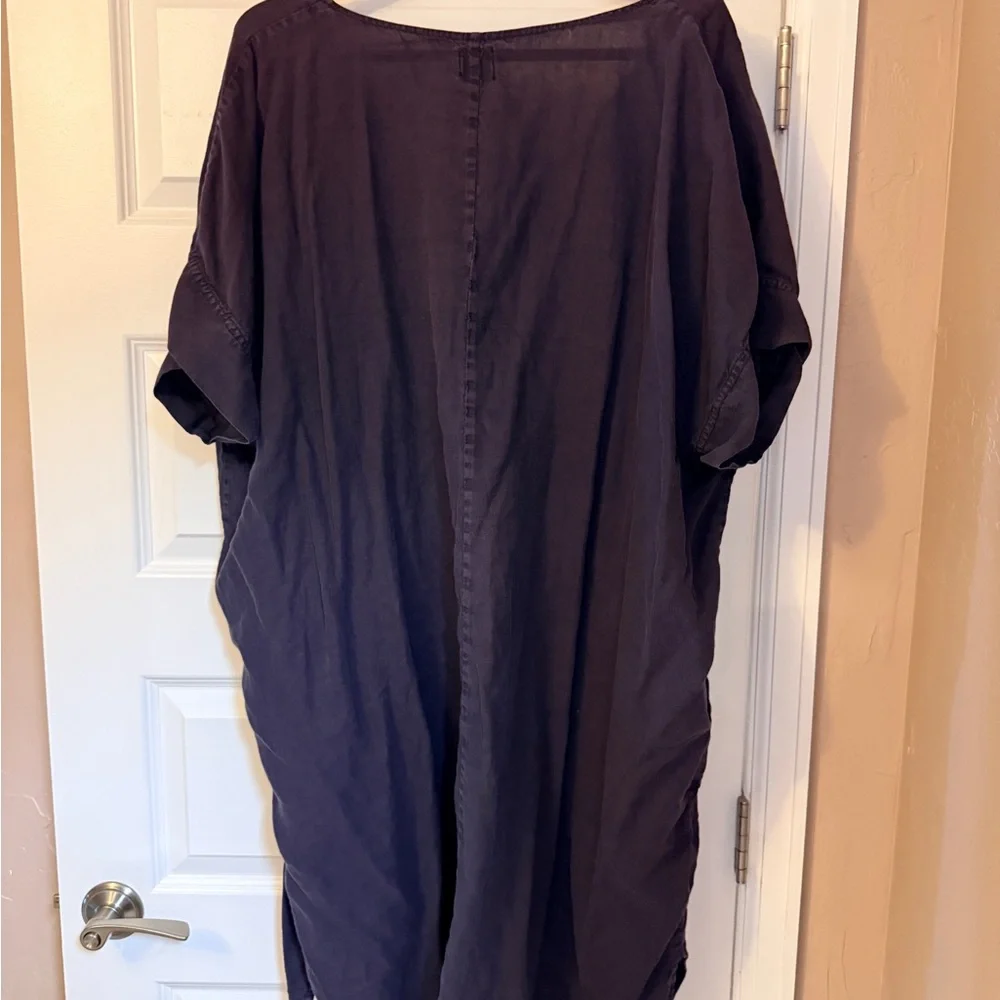 Esby Dark Purple Tunic Dress - Picture 3 of 3